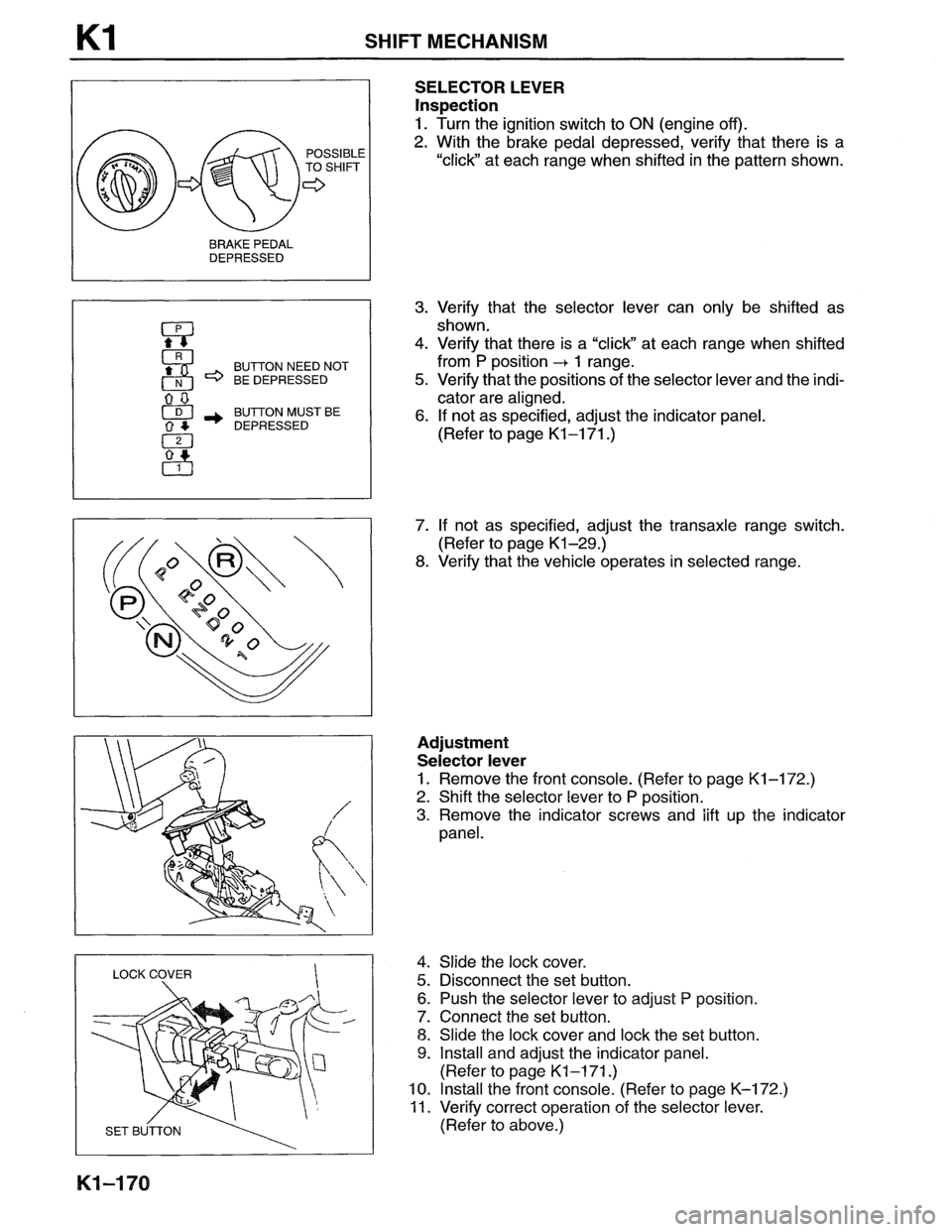 MAZDA MX-6 1996  Workshop Manual 