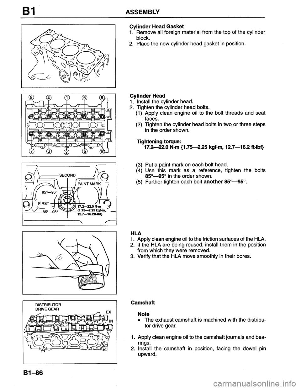 MAZDA MX-6 1996  Workshop Manual 