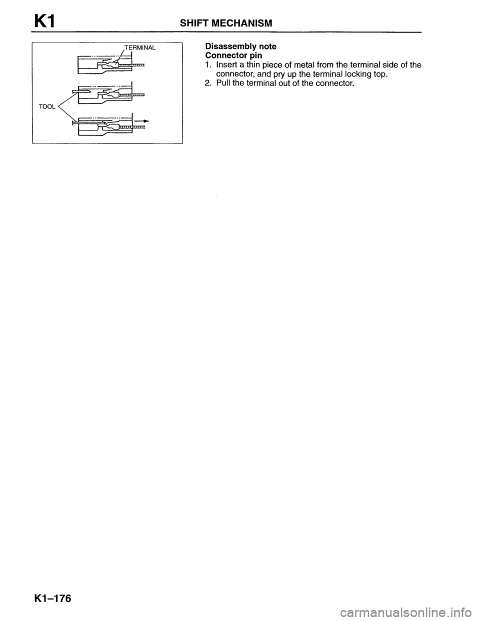 MAZDA MX-6 1996  Workshop Manual 