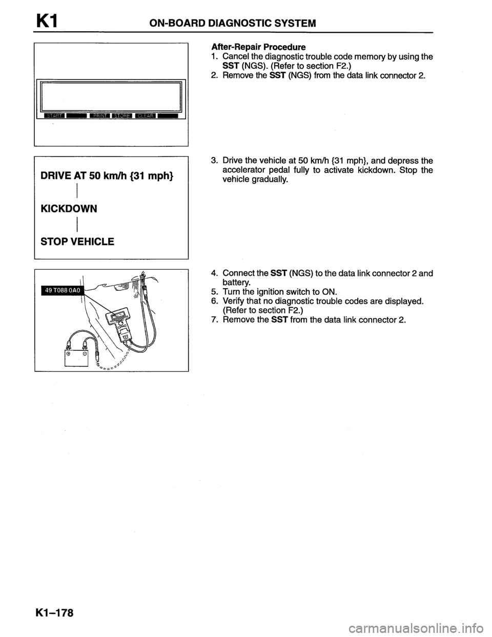 MAZDA MX-6 1996  Workshop Manual 