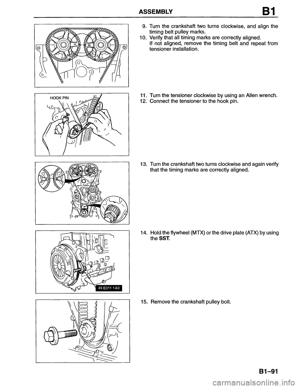 MAZDA MX-6 1996  Workshop Manual 