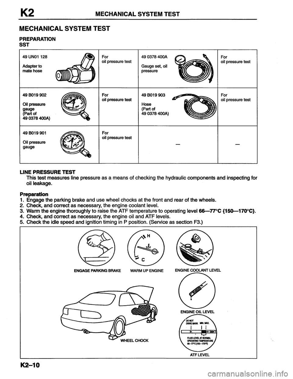 MAZDA MX-6 1996  Workshop Manual 