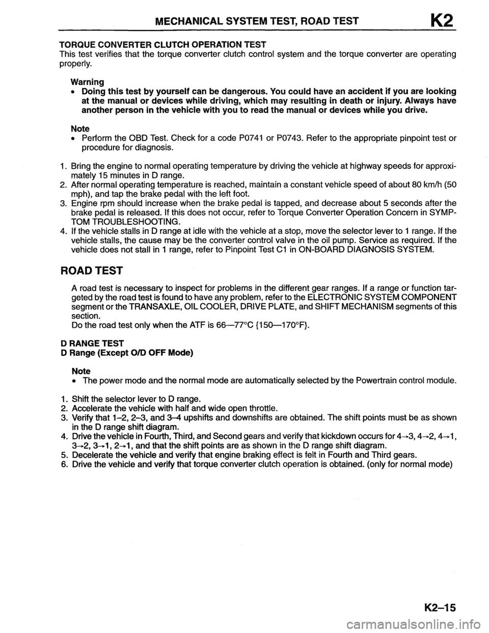 MAZDA MX-6 1996  Workshop Manual 
