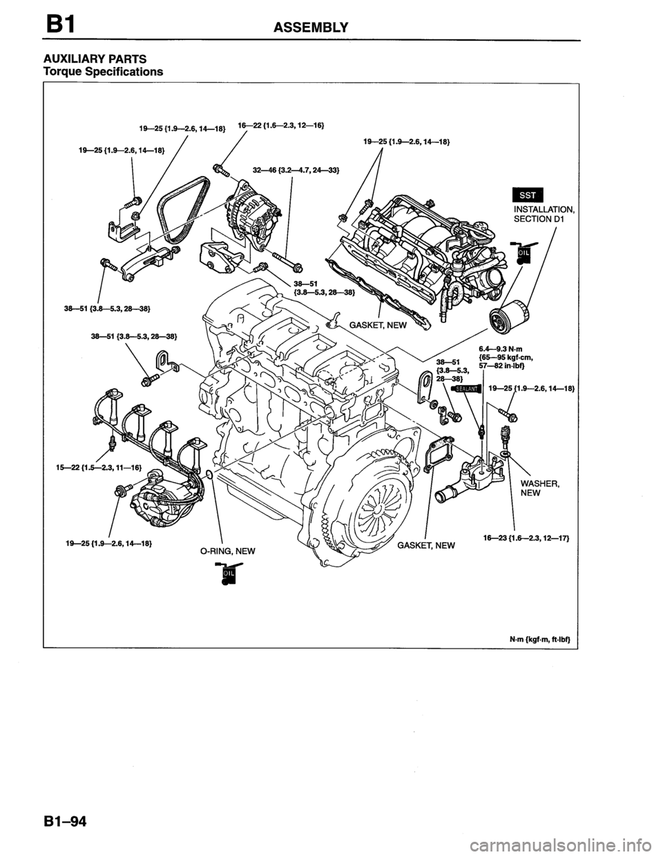 MAZDA MX-6 1996  Workshop Manual 