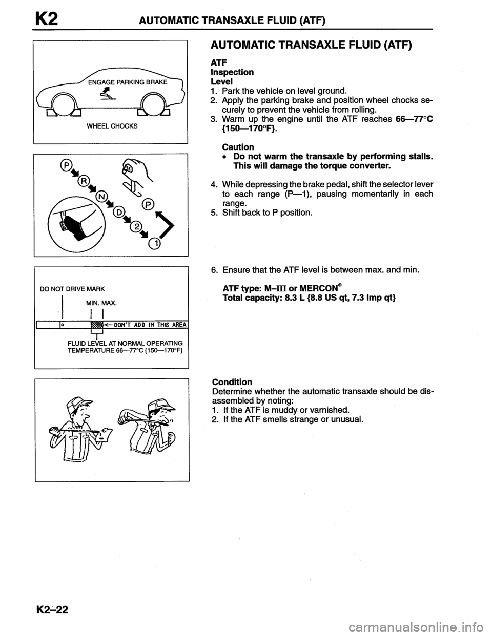 MAZDA MX-6 1996  Workshop Manual 
