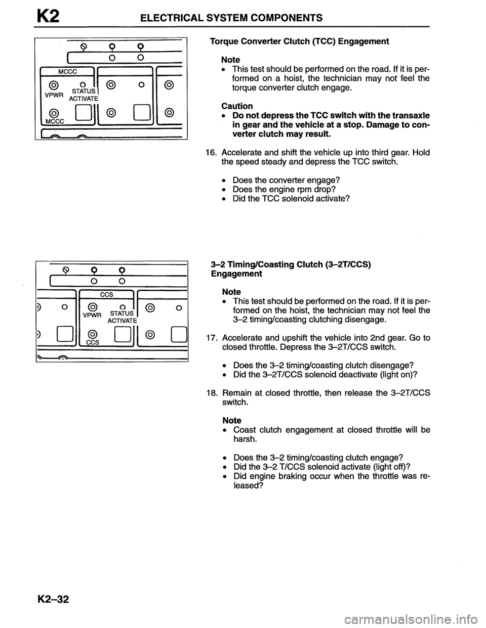 MAZDA MX-6 1996  Workshop Manual 