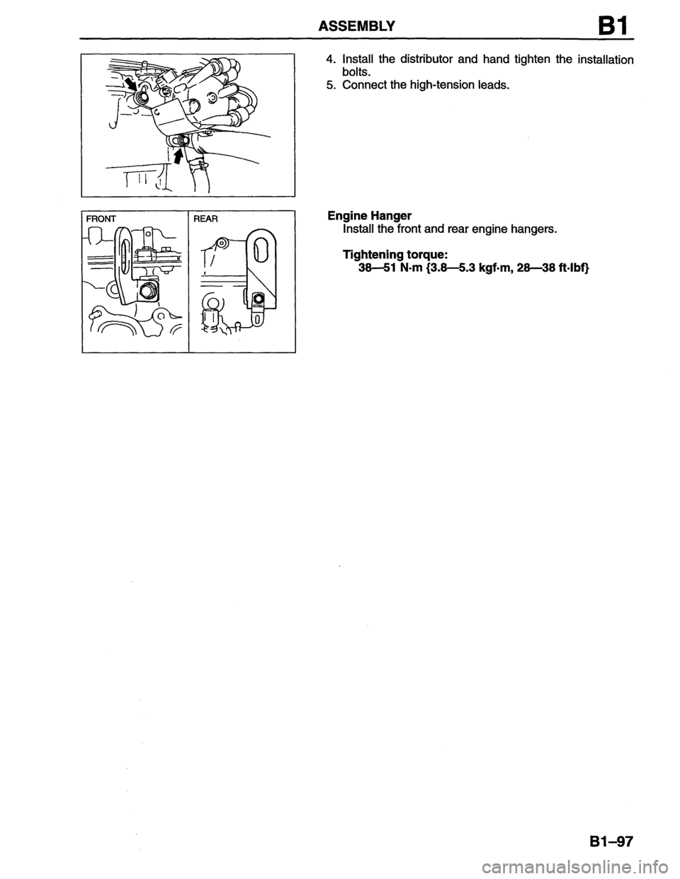 MAZDA MX-6 1996  Workshop Manual 