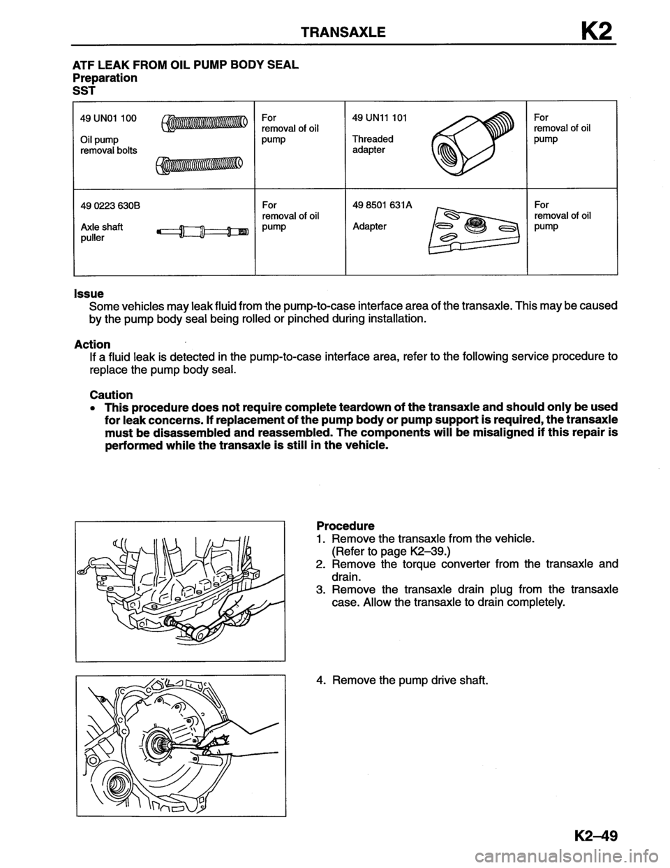 MAZDA MX-6 1996  Workshop Manual 