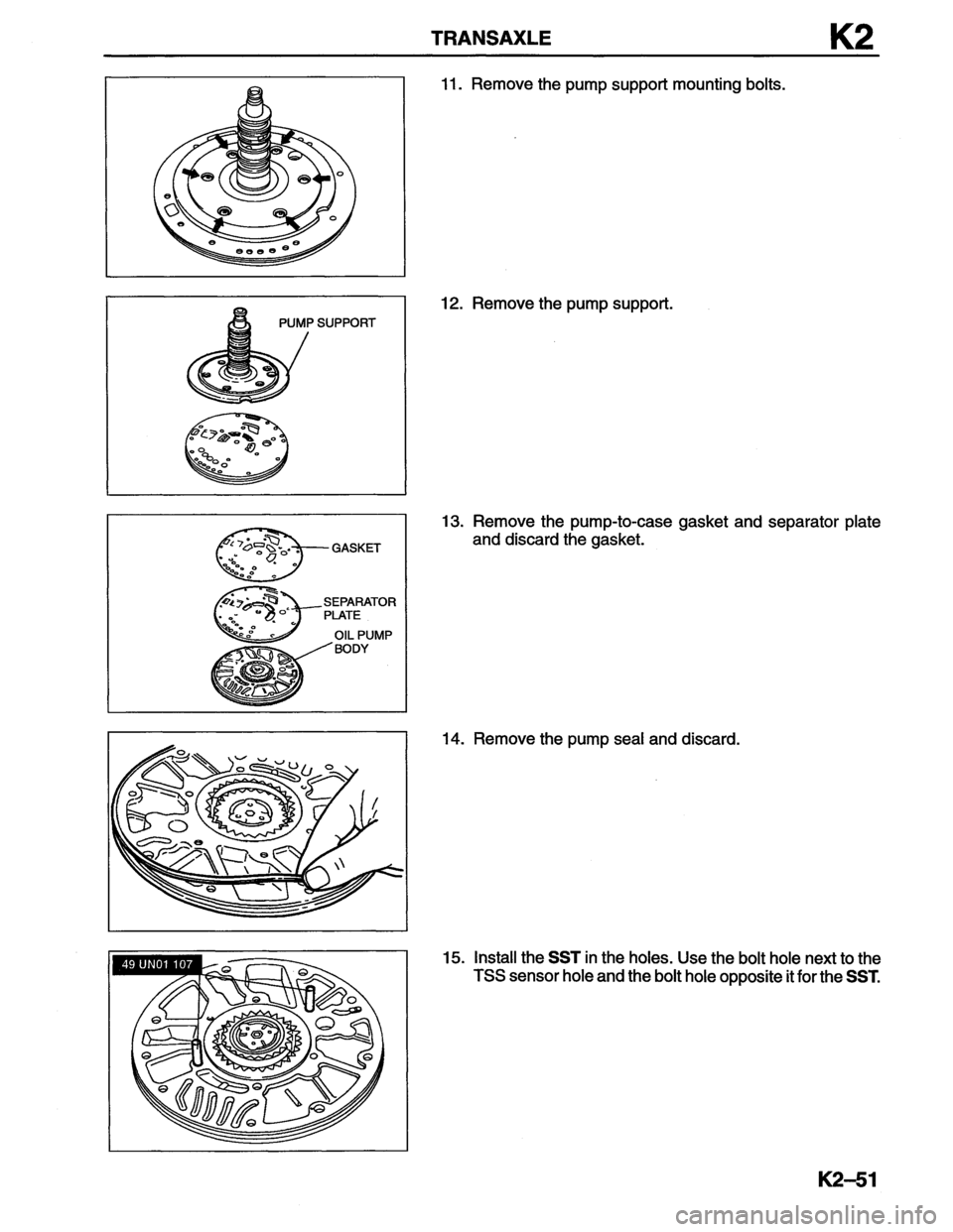 MAZDA MX-6 1996  Workshop Manual 