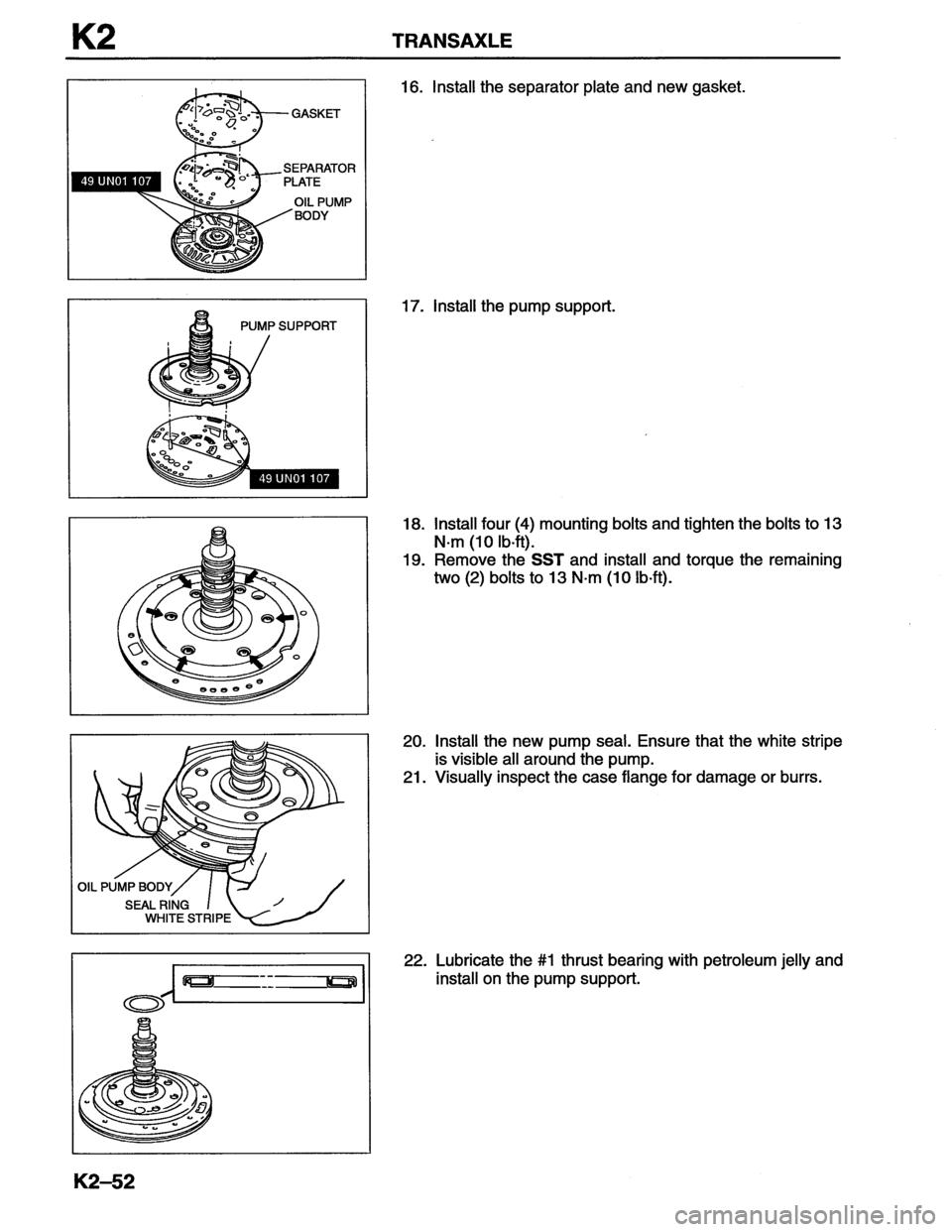 MAZDA MX-6 1996  Workshop Manual 
