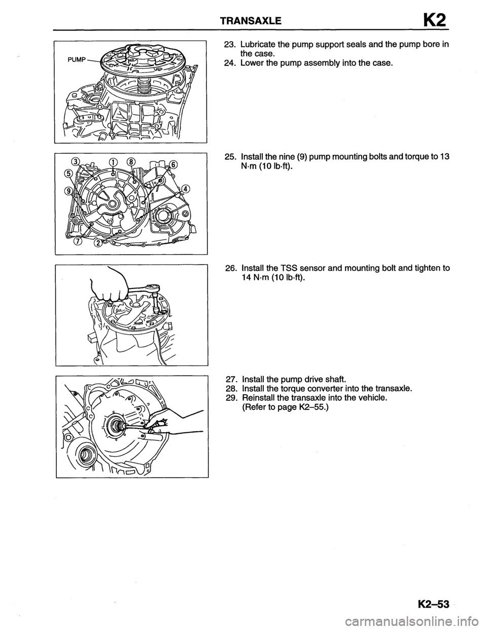 MAZDA MX-6 1996  Workshop Manual 