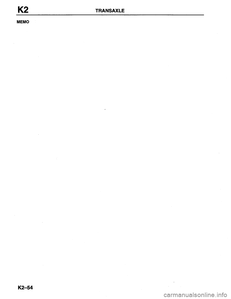 MAZDA MX-6 1996  Workshop Manual 