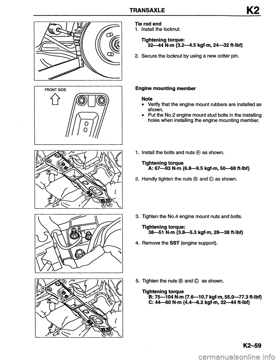 MAZDA MX-6 1996  Workshop Manual 
