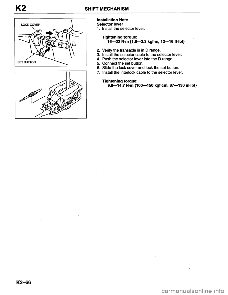 MAZDA MX-6 1996  Workshop Manual 