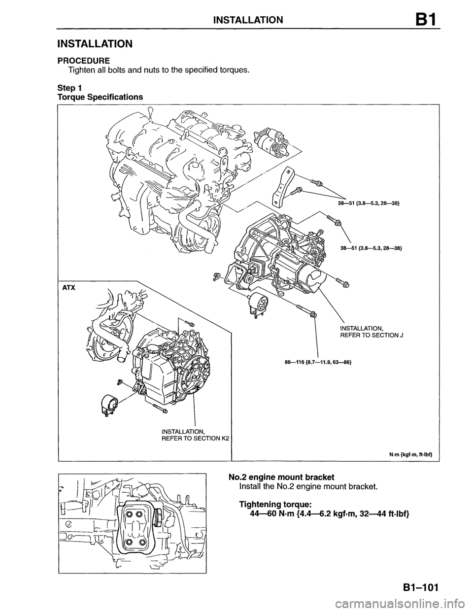 MAZDA MX-6 1996  Workshop Manual 
