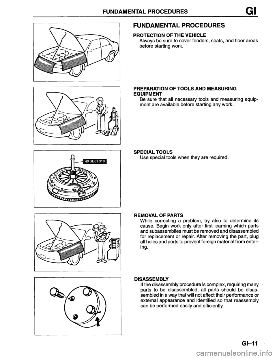 MAZDA MX-6 1996  Workshop Manual 