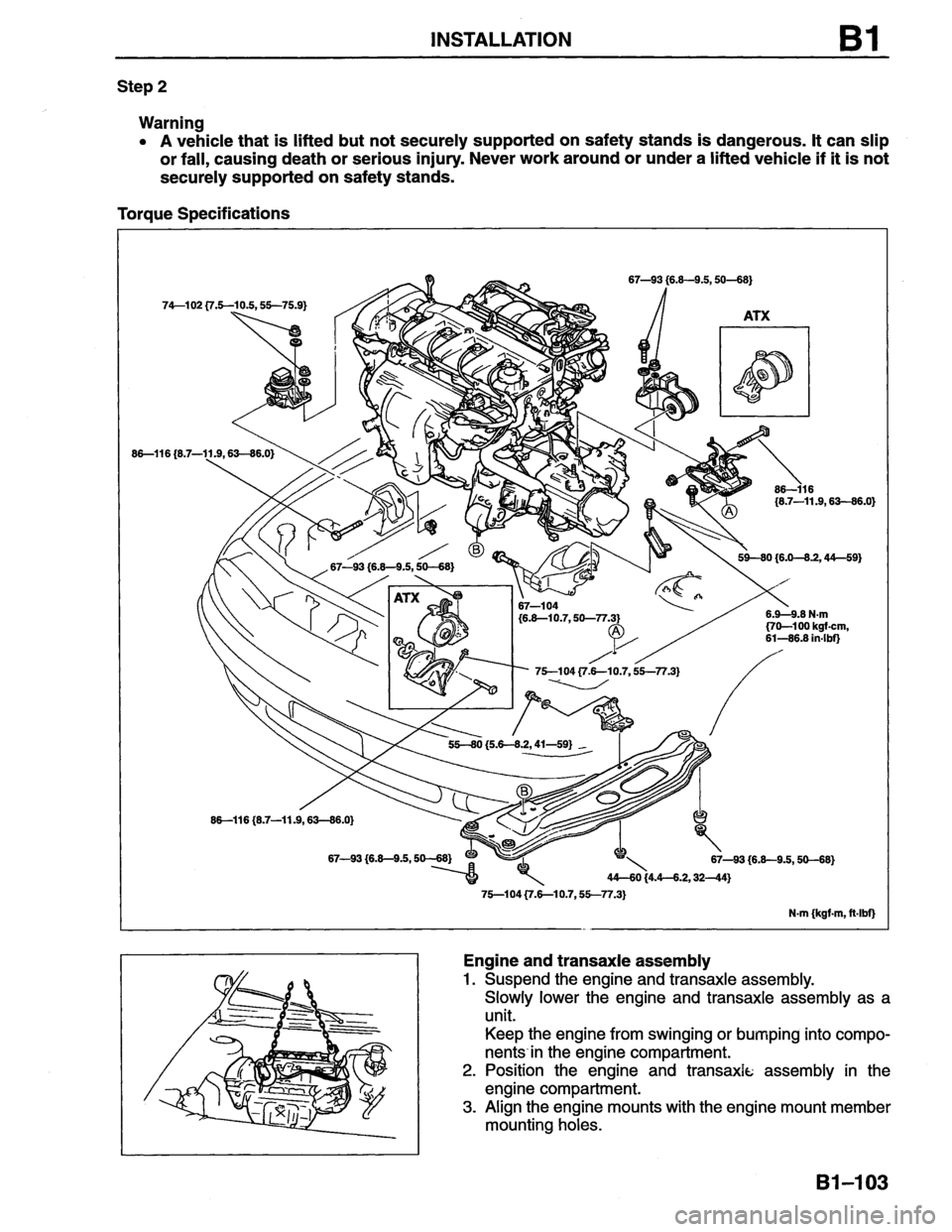 MAZDA MX-6 1996  Workshop Manual 
