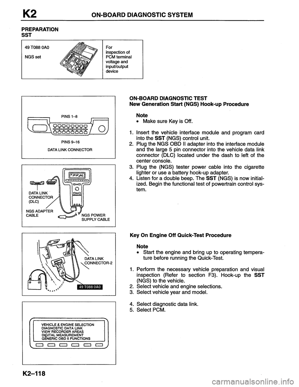 MAZDA MX-6 1996  Workshop Manual 