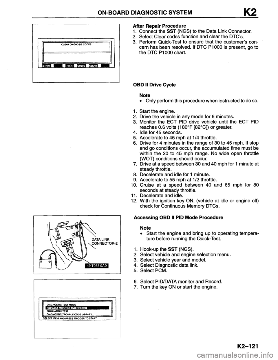 MAZDA MX-6 1996  Workshop Manual 