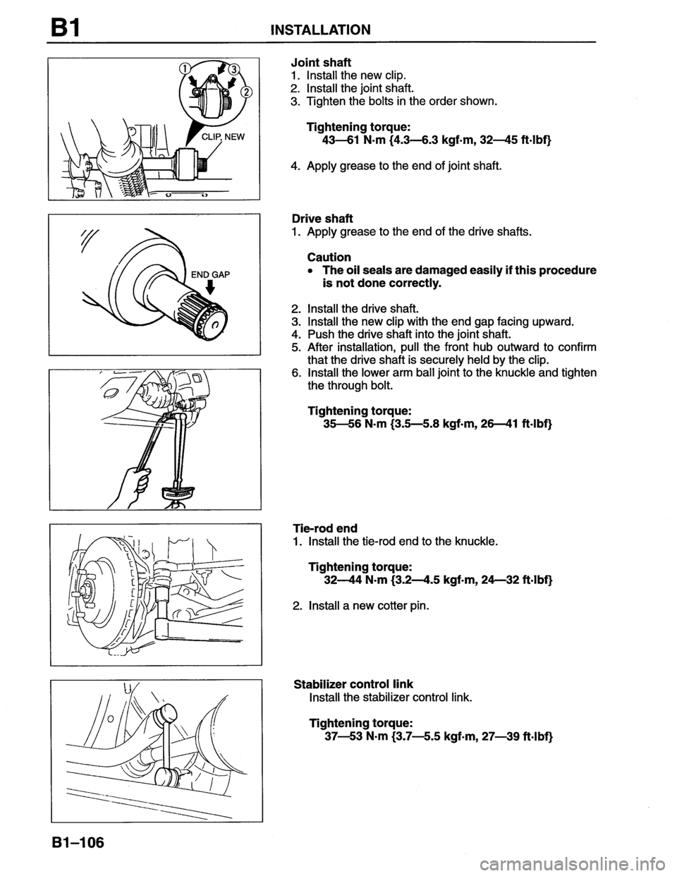 MAZDA MX-6 1996  Workshop Manual 