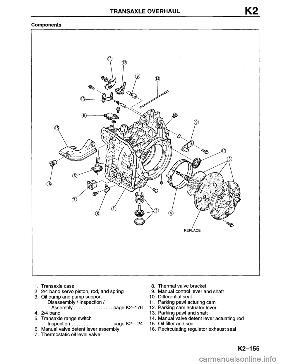 MAZDA MX-6 1996  Workshop Manual 