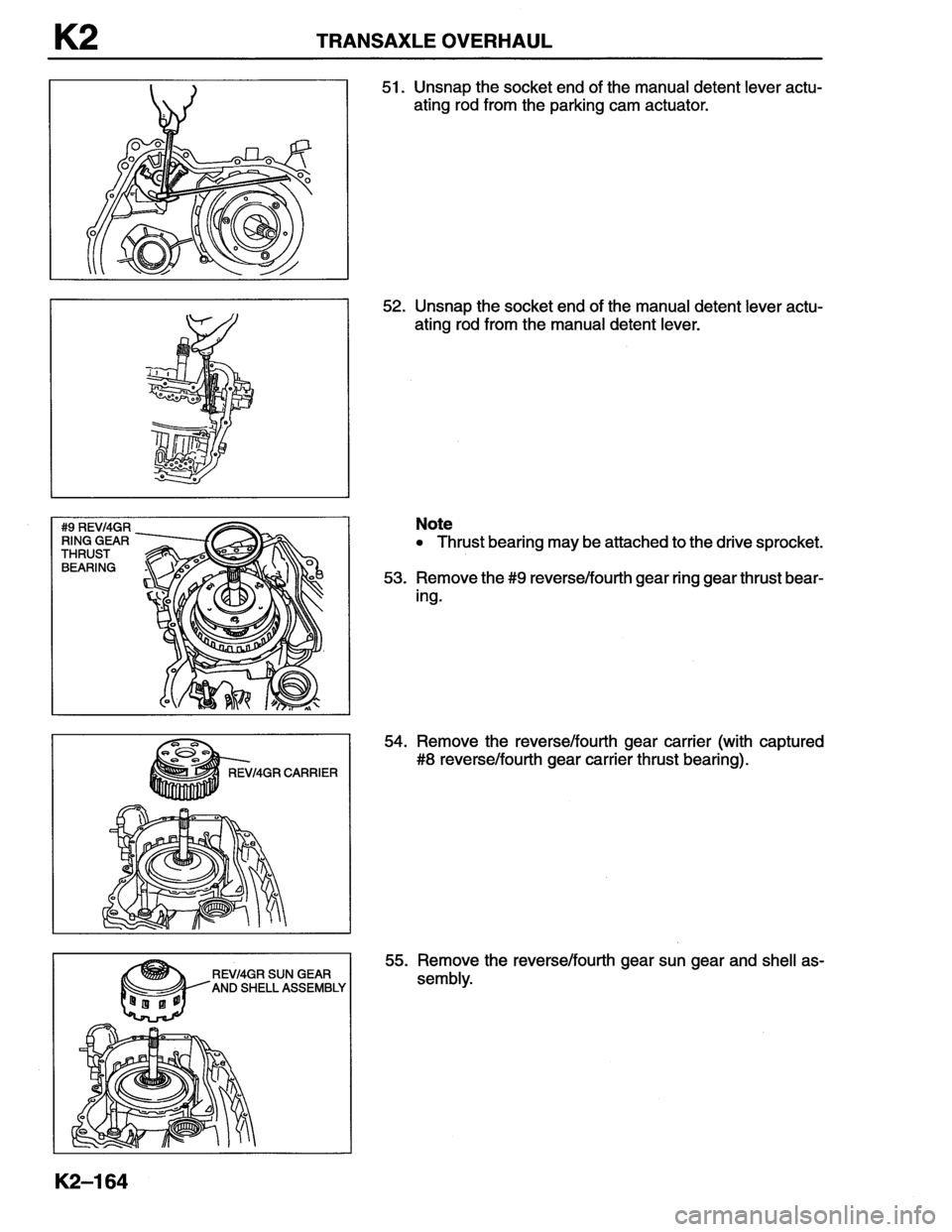 MAZDA MX-6 1996  Workshop Manual 