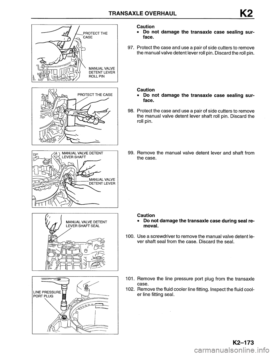 MAZDA MX-6 1996  Workshop Manual 