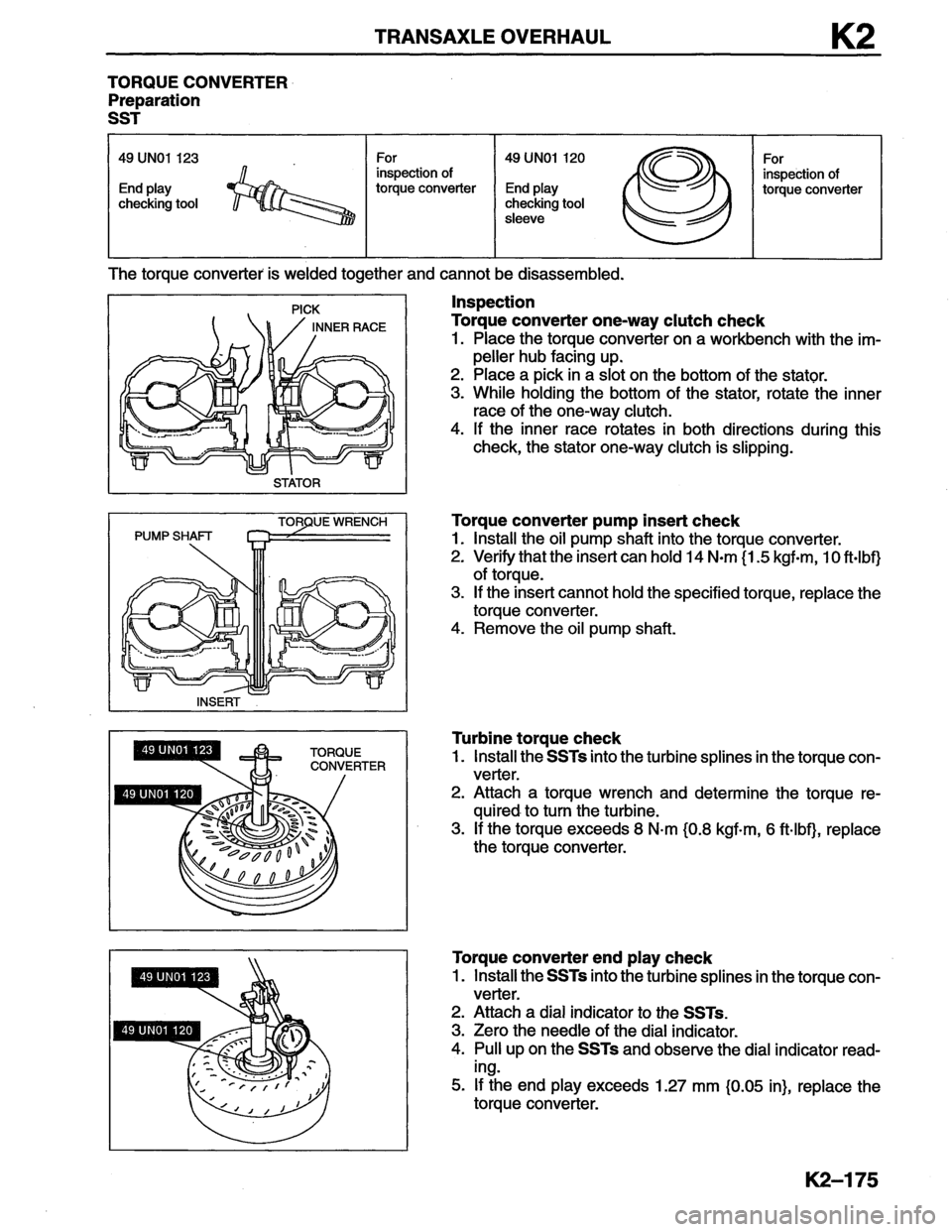 MAZDA MX-6 1996  Workshop Manual 