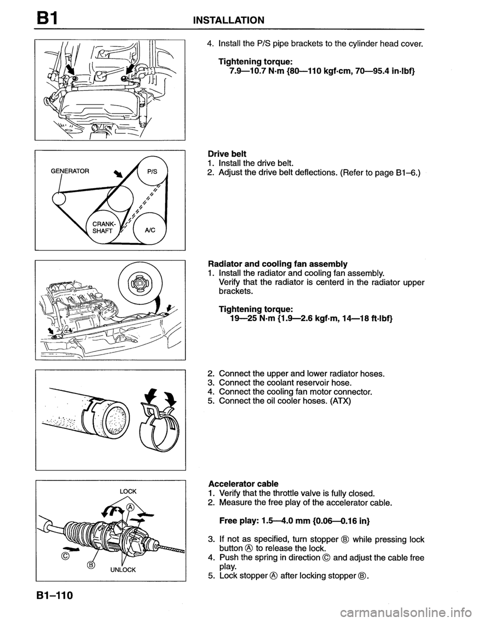 MAZDA MX-6 1996  Workshop Manual 