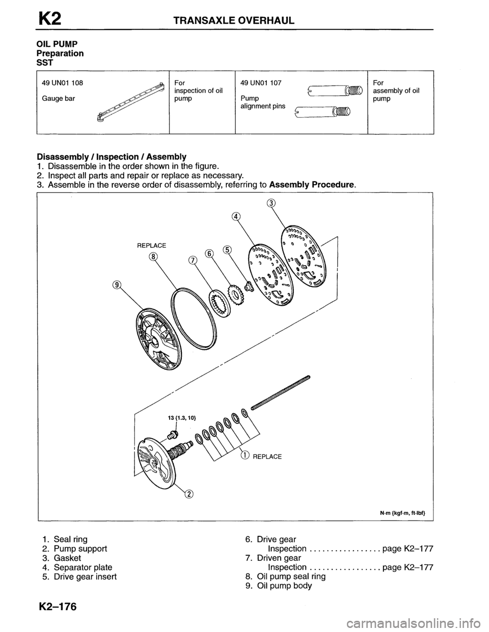 MAZDA MX-6 1996  Workshop Manual 