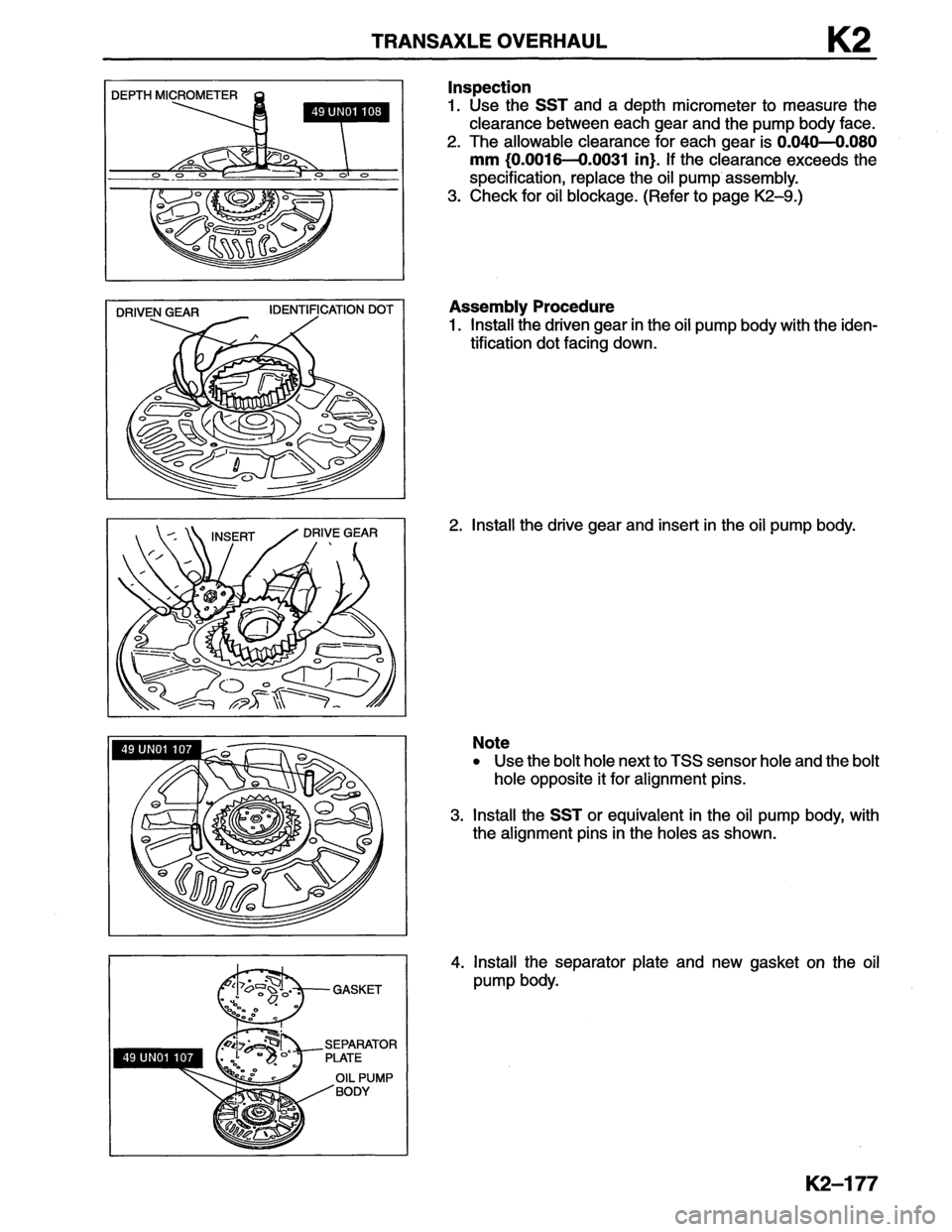 MAZDA MX-6 1996  Workshop Manual 