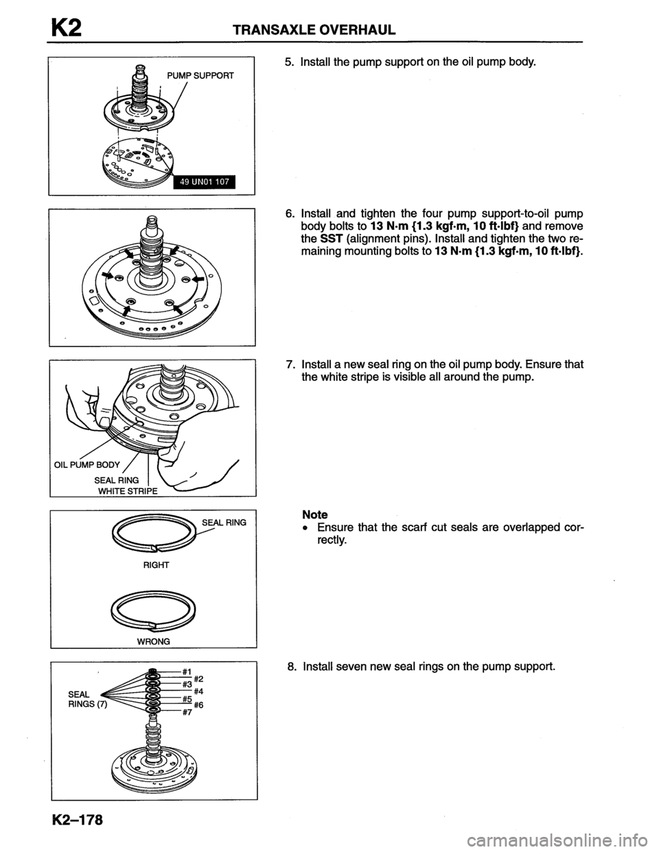 MAZDA MX-6 1996  Workshop Manual 