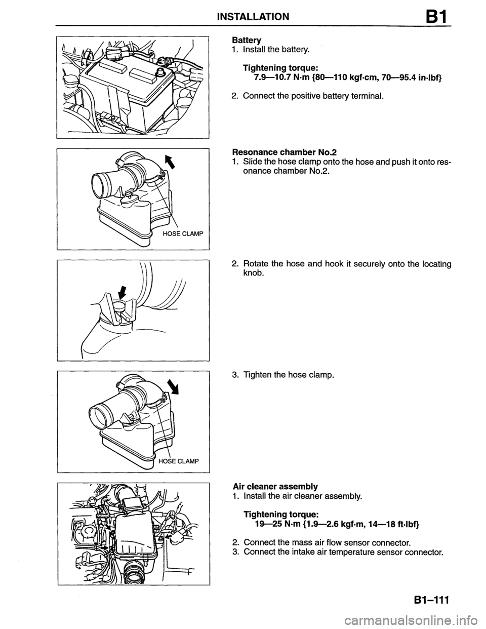 MAZDA MX-6 1996  Workshop Manual 