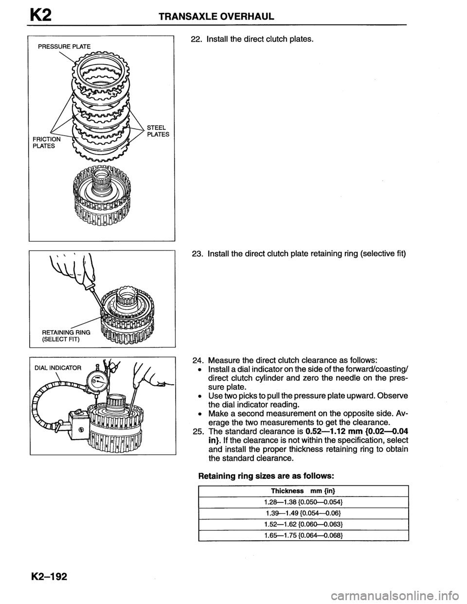 MAZDA MX-6 1996  Workshop Manual 