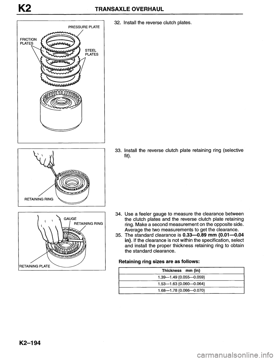 MAZDA MX-6 1996  Workshop Manual 