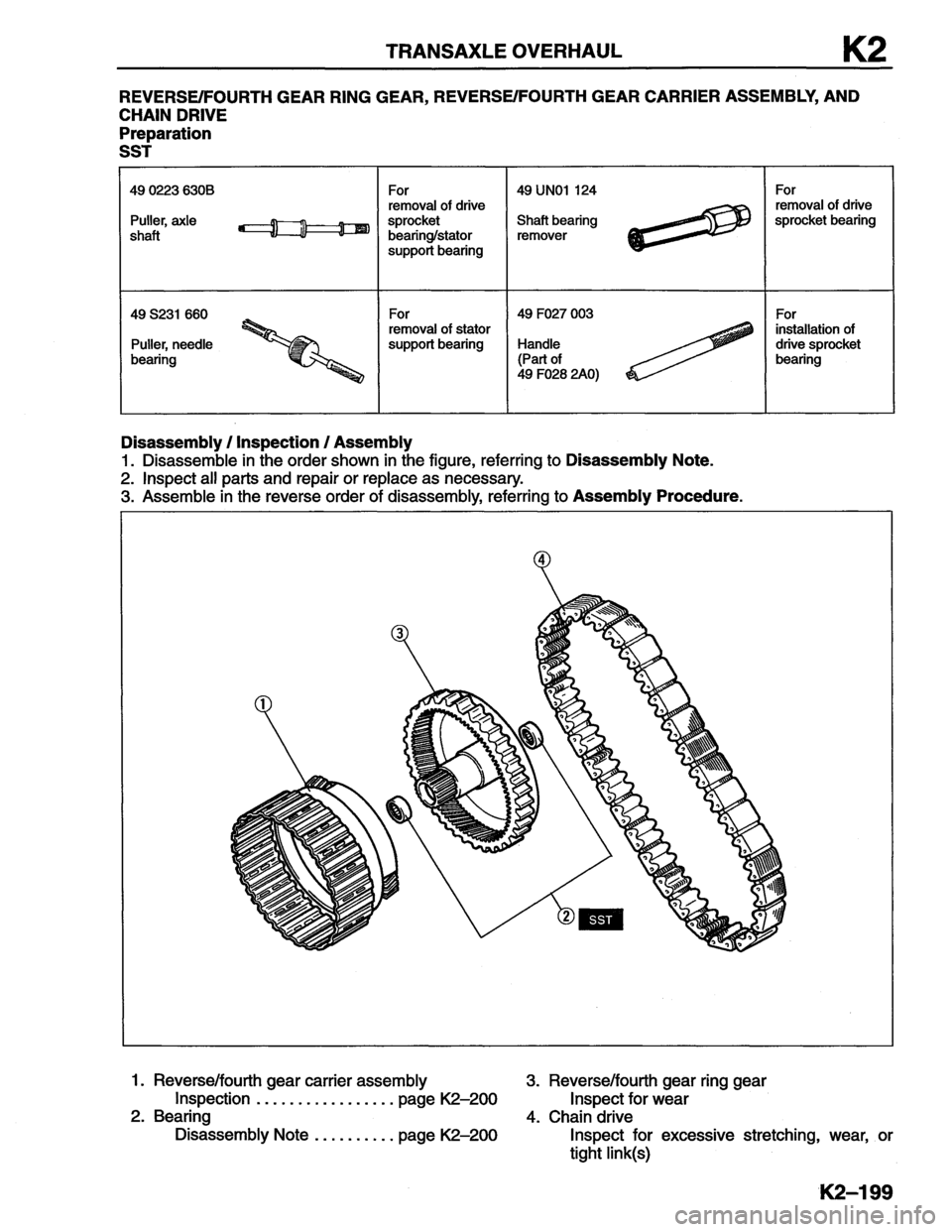 MAZDA MX-6 1996  Workshop Manual 