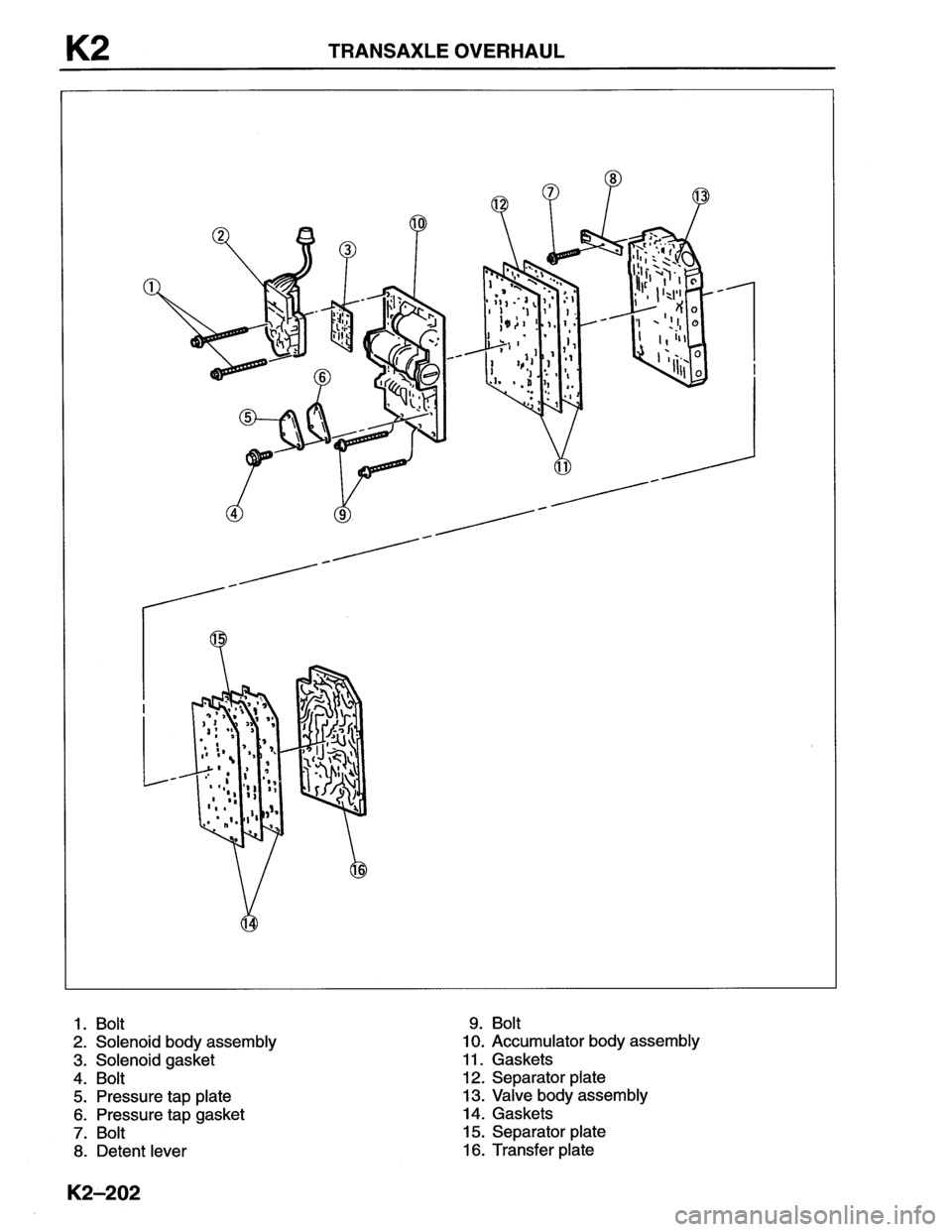 MAZDA MX-6 1996  Workshop Manual 