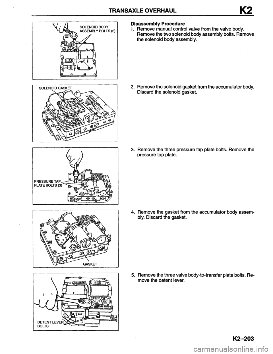 MAZDA MX-6 1996  Workshop Manual 