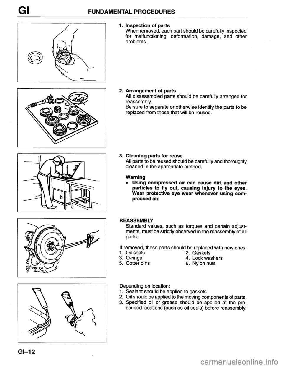 MAZDA MX-6 1996  Workshop Manual 