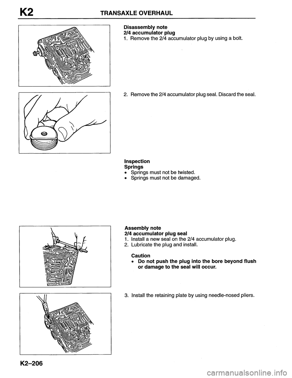 MAZDA MX-6 1996  Workshop Manual 