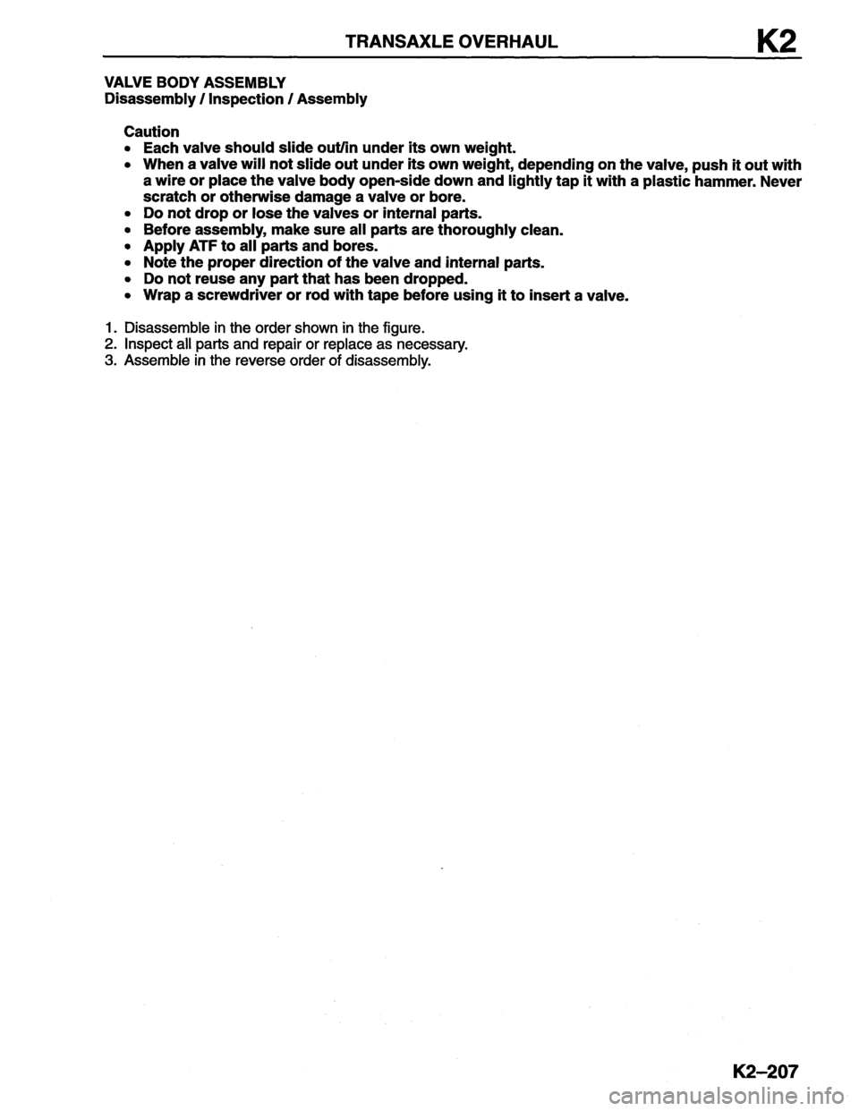MAZDA MX-6 1996  Workshop Manual 
