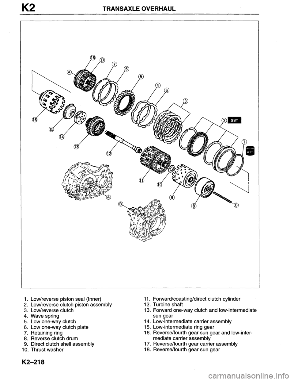 MAZDA MX-6 1996  Workshop Manual 