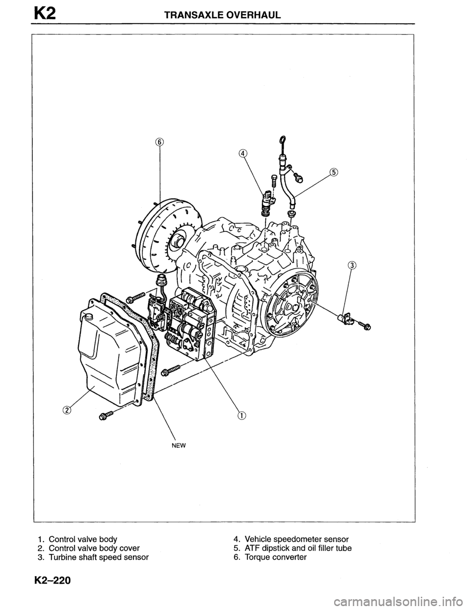 MAZDA MX-6 1996  Workshop Manual 