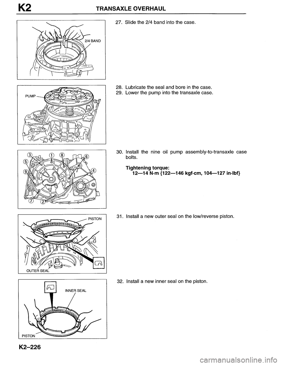 MAZDA MX-6 1996  Workshop Manual 