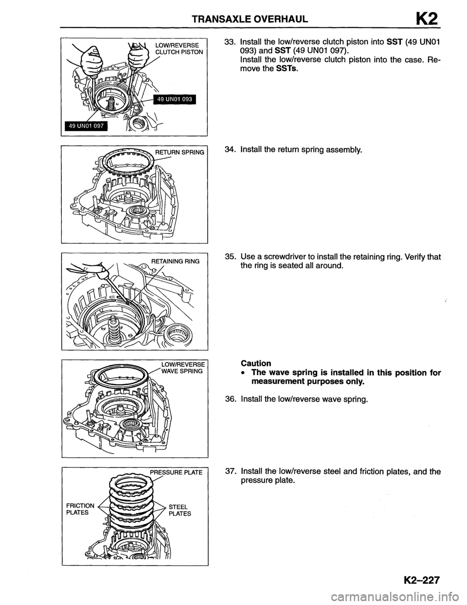 MAZDA MX-6 1996  Workshop Manual 