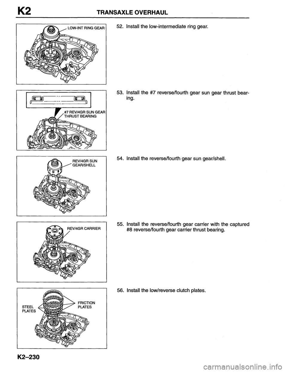MAZDA MX-6 1996  Workshop Manual 