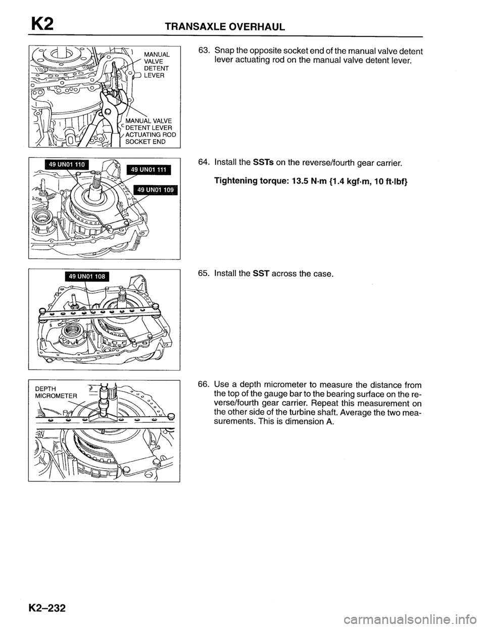 MAZDA MX-6 1996  Workshop Manual 