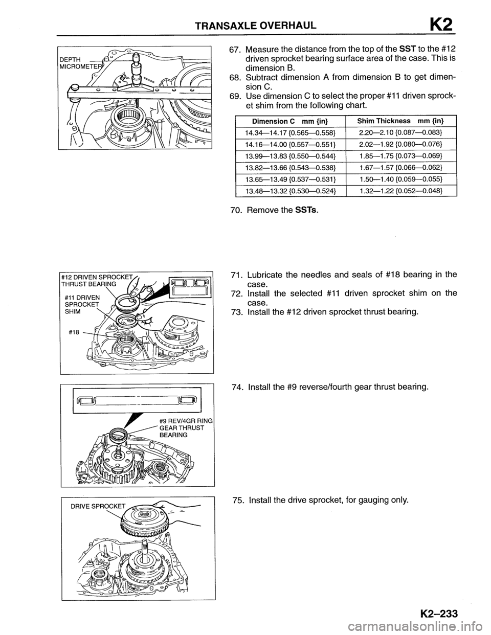 MAZDA MX-6 1996  Workshop Manual 