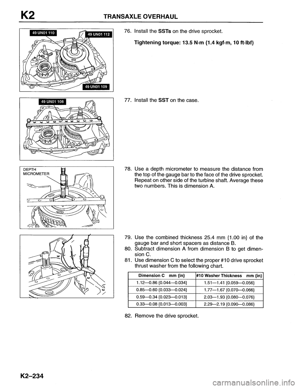 MAZDA MX-6 1996  Workshop Manual 