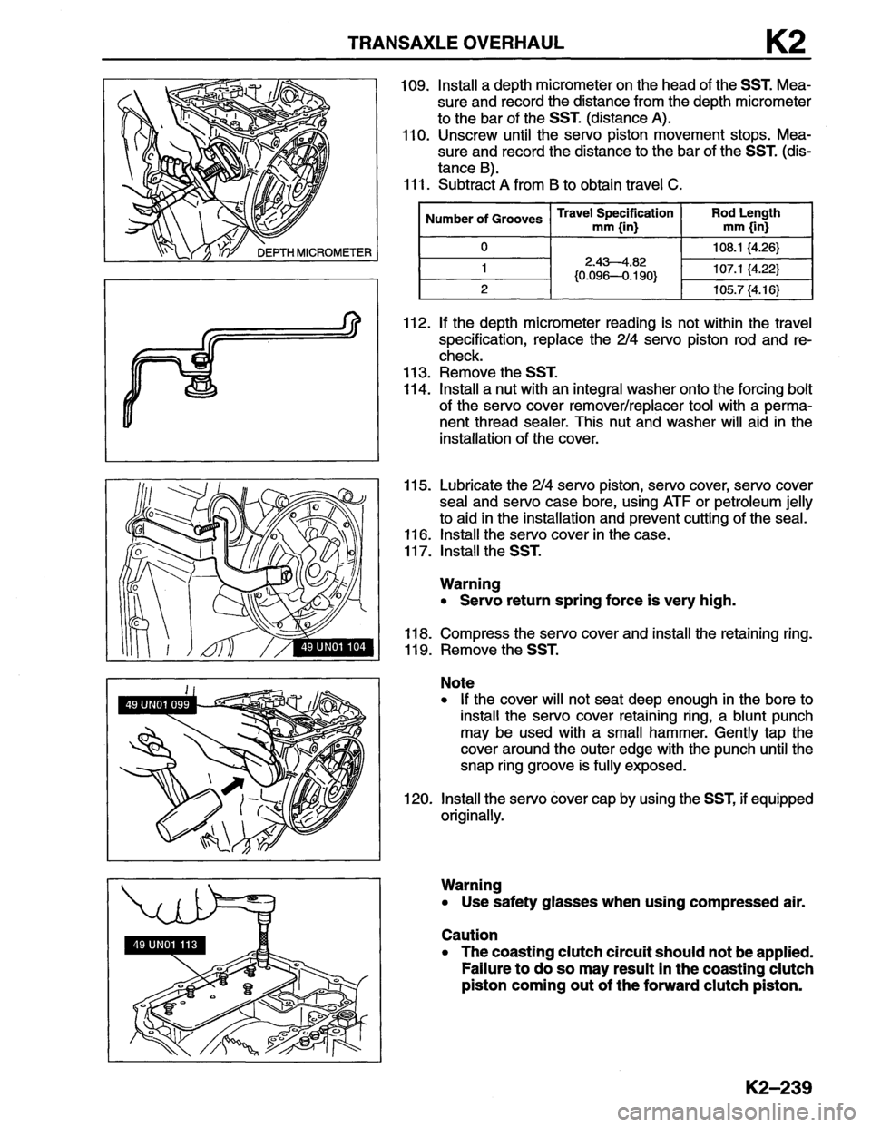 MAZDA MX-6 1996  Workshop Manual 